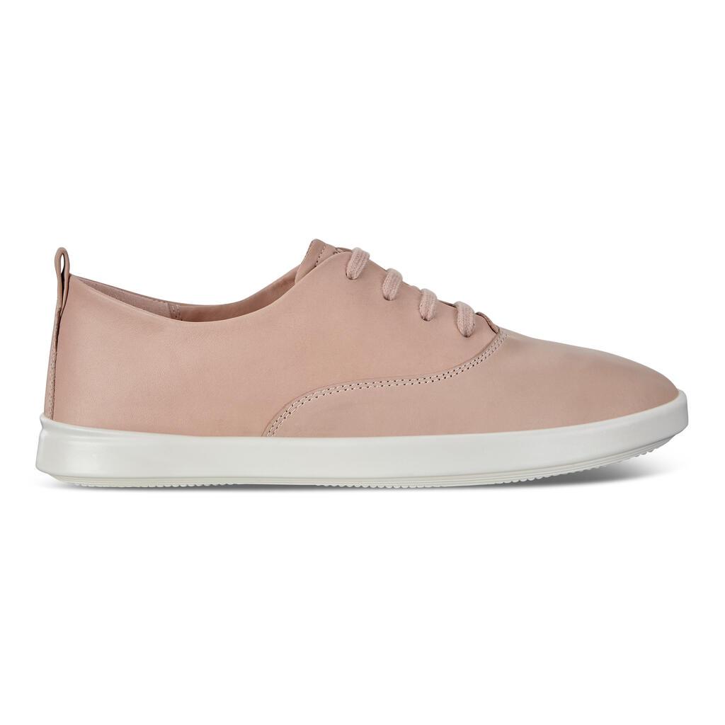 Ecco Leisure Tie Womens Sneakers Rose Outlet - India HVO-349087